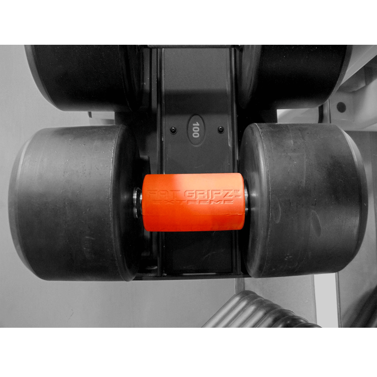Fat Gripz - Extreme applied to dumbbell