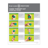Gaiam Restore – Hand Therapy Kit Exercise Guide