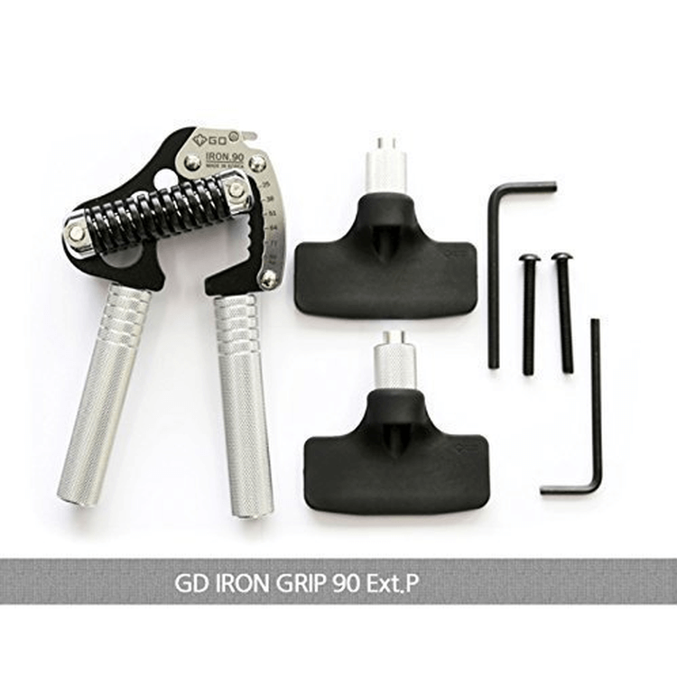 EXT 90 Adjustable gripper with pinch package set, by GD Iron Grip