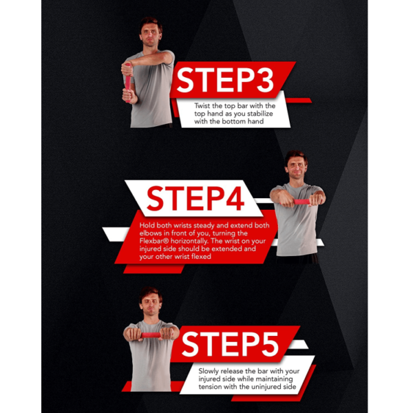 Flexbar Resistance Bar Exercise Instructions By Thera Band Improve Your Grip 