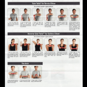 Flexbar Resistance Bar instructional exercise guide by Thera-Band