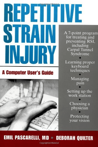Repetitive Strain Injury - A Computer Users Guide, book cover