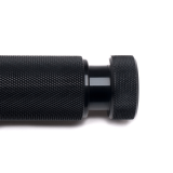 Sidewinder Revolution, black, knurled – Adjustable wrist-roller resistance dial