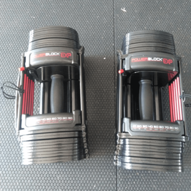 PowerBlock Exp adjustable dumbbells