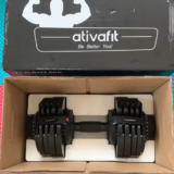 Unboxing ATIVAFIT 71.5 pound adjustable dumbbell