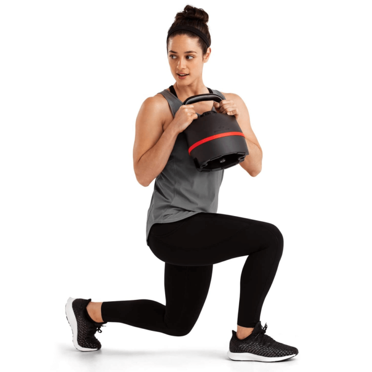 Lunges with BowFlex Selectech Adjustable Kettlebell
