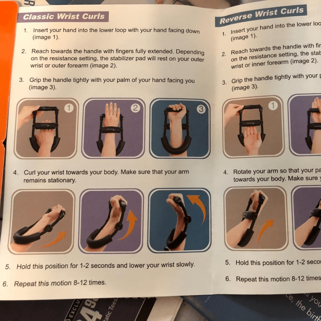 Exercise guide for Sportneer Wrist Strengthener Improve Your Grip