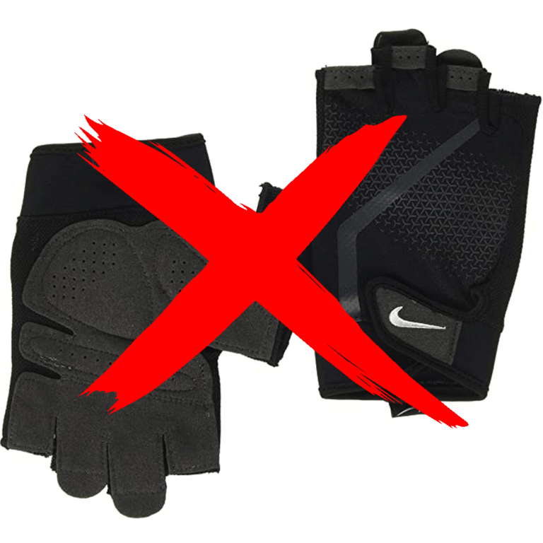 Exercise with hand grippers and avoid using fitness gloves