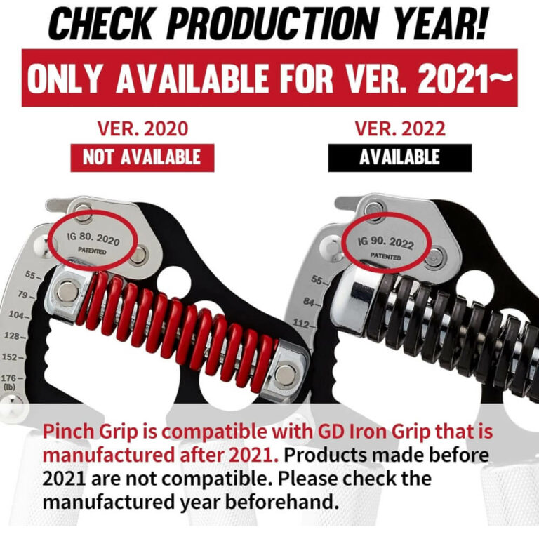 GD pinch grip handles upgrade - compatible with devices manufactured after 2021
