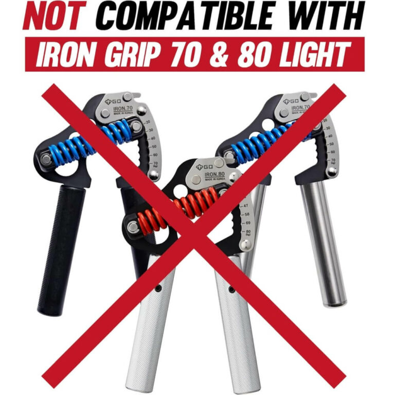 GD pinch grip handles upgrade - not compatible with Iron Grip 70 and 80 light