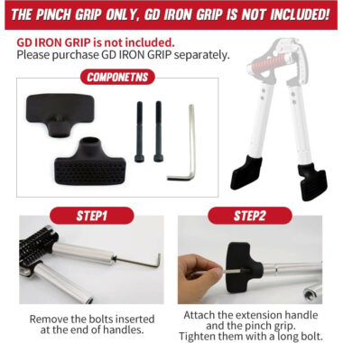 GD pinch grip handles upgrade – set up instructions