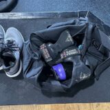 Cobra Grips Pro lifting straps in gym bag
