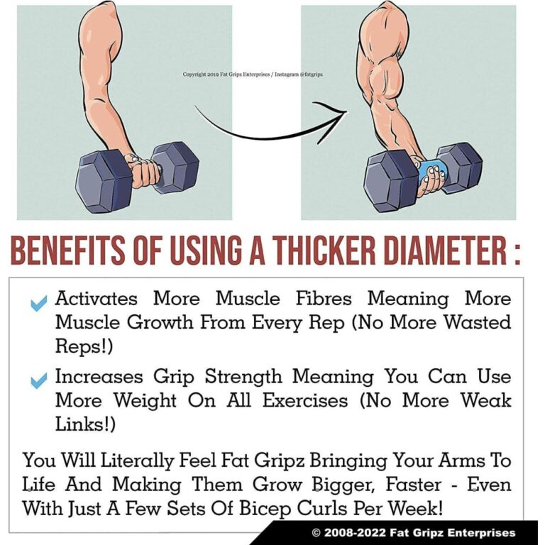 Fat Gripz Pro - benefits of thick handles