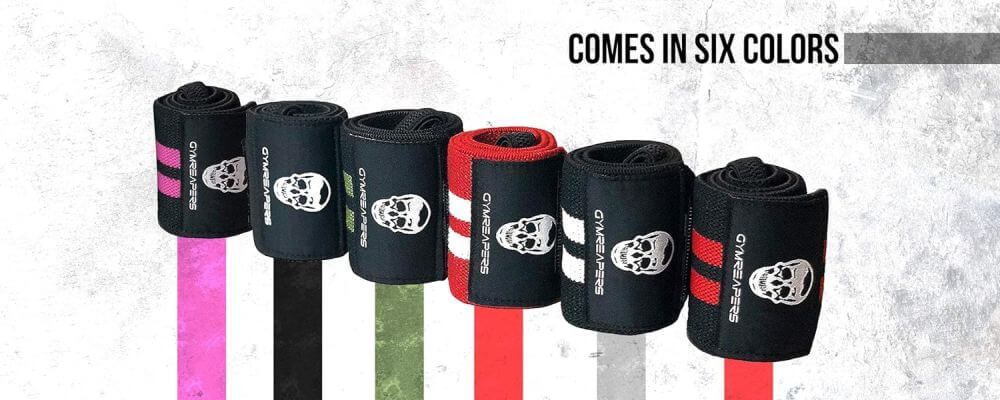 Gymreapers wrist wraps - comes in six colors