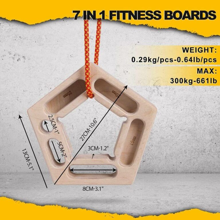 Power Guidance Hangboard - weight and dimensions - 7 in 1 fitness board