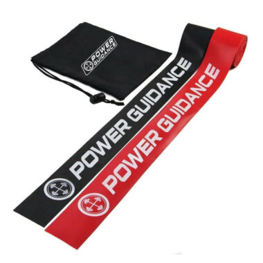 POWER GUIDANCE muscle floss bands – black and red – pair