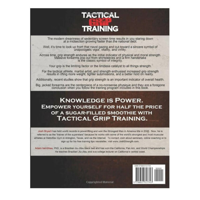 Tactical Grip Training by Josh Bryant - backside
