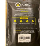 CAMBIVO elbow compression sleeves – package, backside
