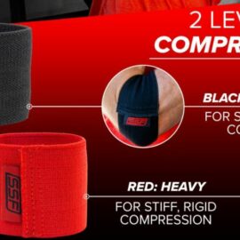 Serious Steel elbow compression cuffs – 2 levels of compression
