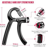 FitBeast adjustable hand grip strengthener – from 22 to 132 lbs / 10 to 60 kg