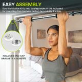 ProsourceFit doorway pull up bar for home gym is easy to assemble