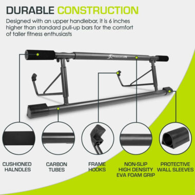 ProsourceFit foldable pull up bar – durable construction supporting up to 440 lbs