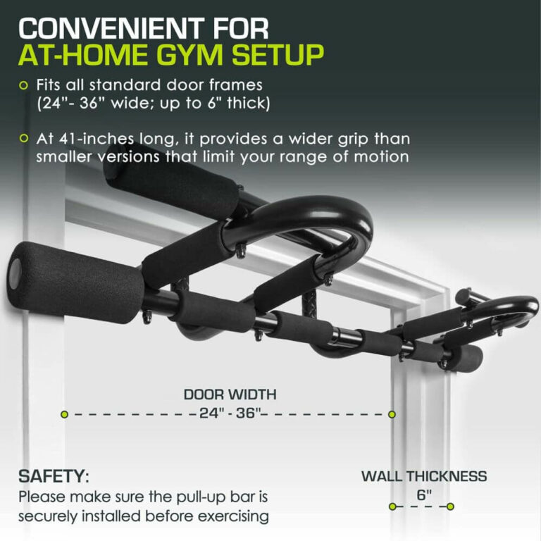 ProsourceFit multi grip door pull up bar - convenient at home gym setup