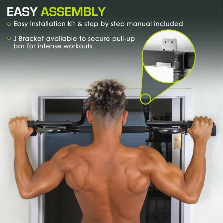 ProsourceFit multi grip door pull up bar - easy assembly and option for j brackets